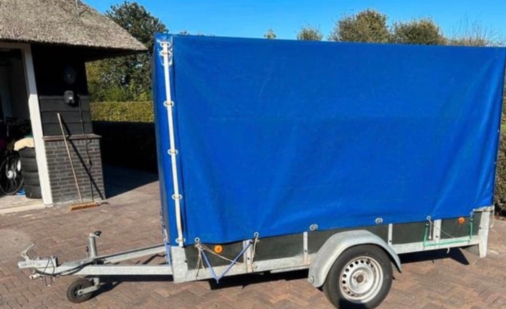 Aanhangwagen huren Utrecht – Huifaanhanger €30/dag 🚛 — foto 1