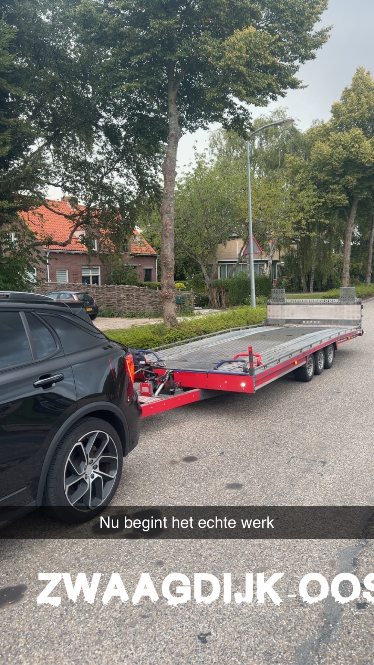 Brian James t6 auto transport trailer/aanhanher